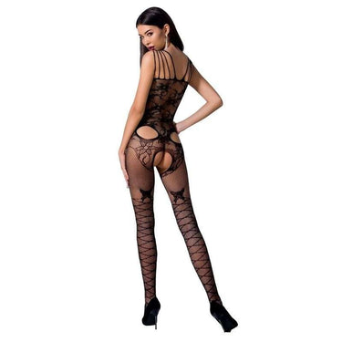 Body in Pizzo Sexy con Apertura nel Cavallo - Lingerie Trasparente Nero